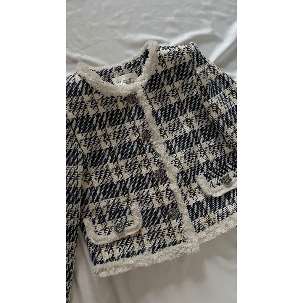 TIFFANY STUDIOS - Set Áo Và Chân Váy Kẻ Sọc - ELEANOR SET