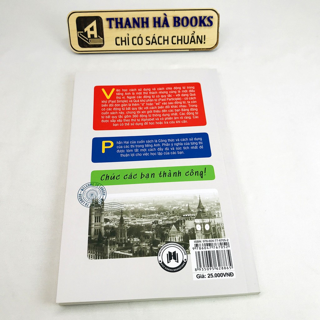 Sách - 360 Động Từ Bất Quy Tắc Và Cách Dùng Các Thì Trong Tiếng Anh