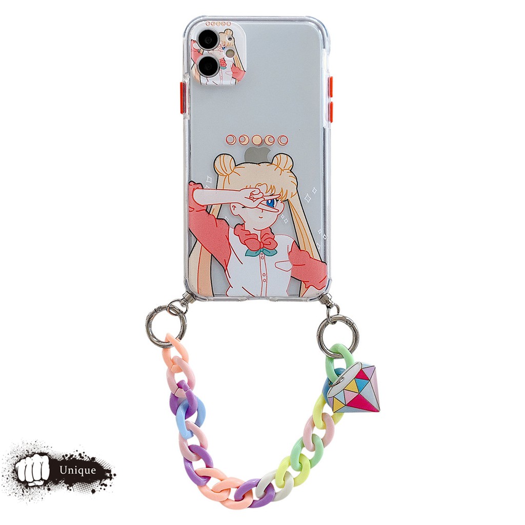 Sailor Moon Ốp Điện Thoại Hình Thủy Thủ Mặt Trăng Xinh Xắn Cho Iphone 11promax 7plus Xr