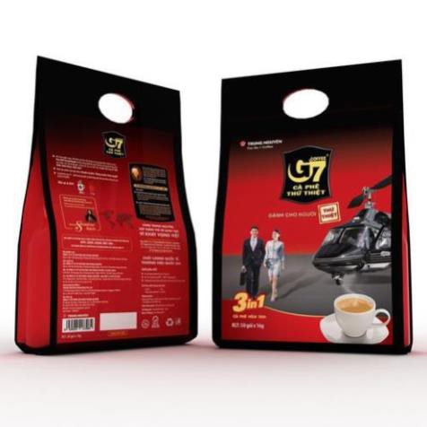 Combo 2 bịch cafe hòa tan G7 3 in 1 - sp có tem xác thực - 1 bịch 50 g - 2bg7