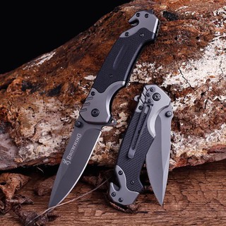 Dao Phượt Gấp Cao Cấp BROWNING ( Bản Màu Đen )
