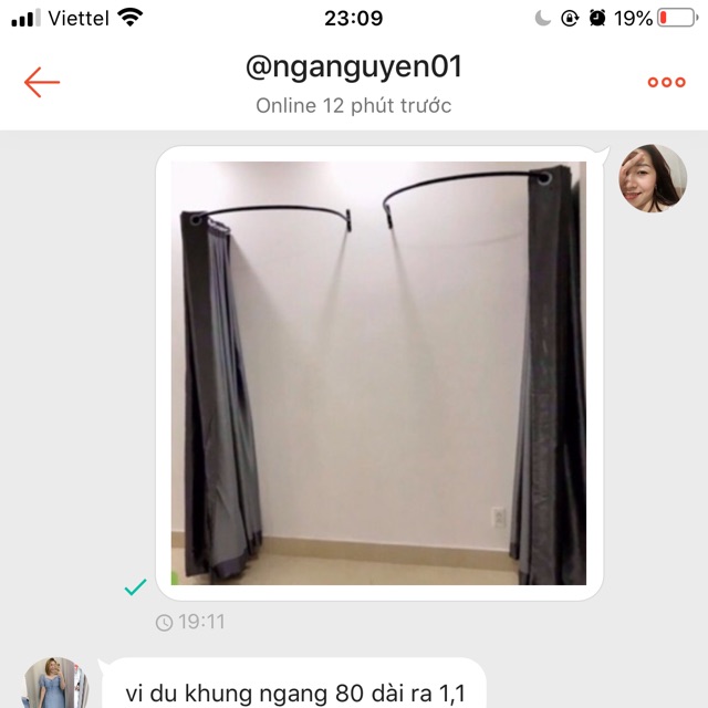 rèm phòng thay đồ