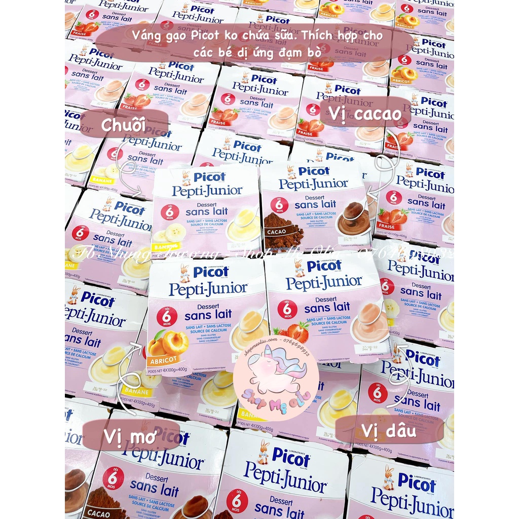 [BÁN LẺ 1 HỦ] VÁNG SỮA GẠO PICOT PHÁP