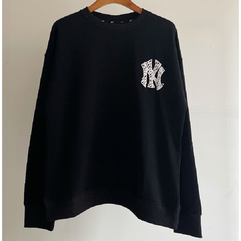 MLB Classic print Couples Fashion Cotton Sweatshirts Sports Casual Long Sleeve Crew Neck Coat Plus Size Unisex