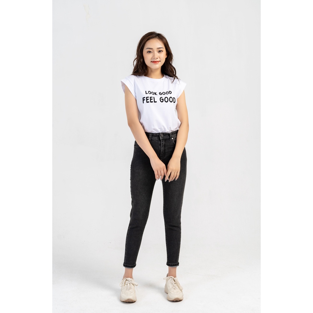 Quần jean nữ  Skinny YODY quần bò dáng ôm trơn chất liệu demin không nhăn độ bền cao -  QJN4010