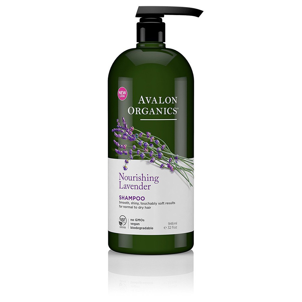 Bill US - Dầu gội xả cho tóc thường &amp; khô Avalon Organics Nourishing Lavender