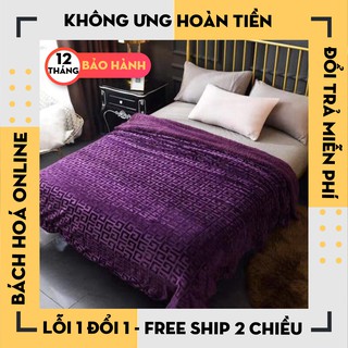 [Hàng Loại 1]  Chăn lông cừu Chữ Vạn Untimate 2 lớp mẫu mới 2020 siêu ấm - (Size 2m x 2m3)