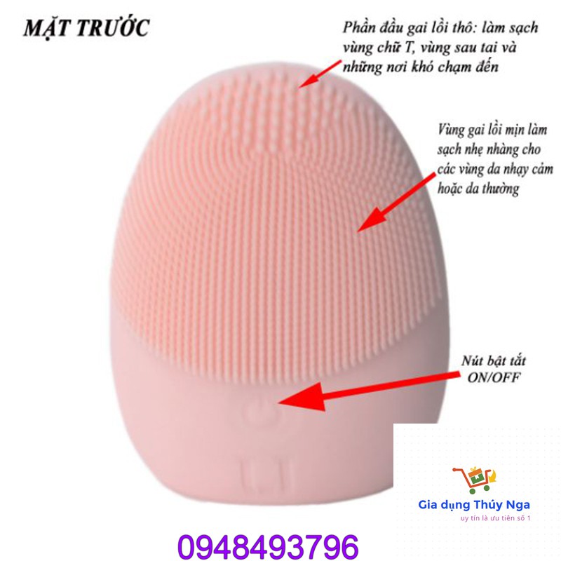 Máy rửa mặt công nghệ siêu âm miniso