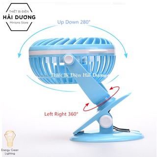 QUẠT MINI KẸP BÀN TÍCH ĐIỆN DP-1426