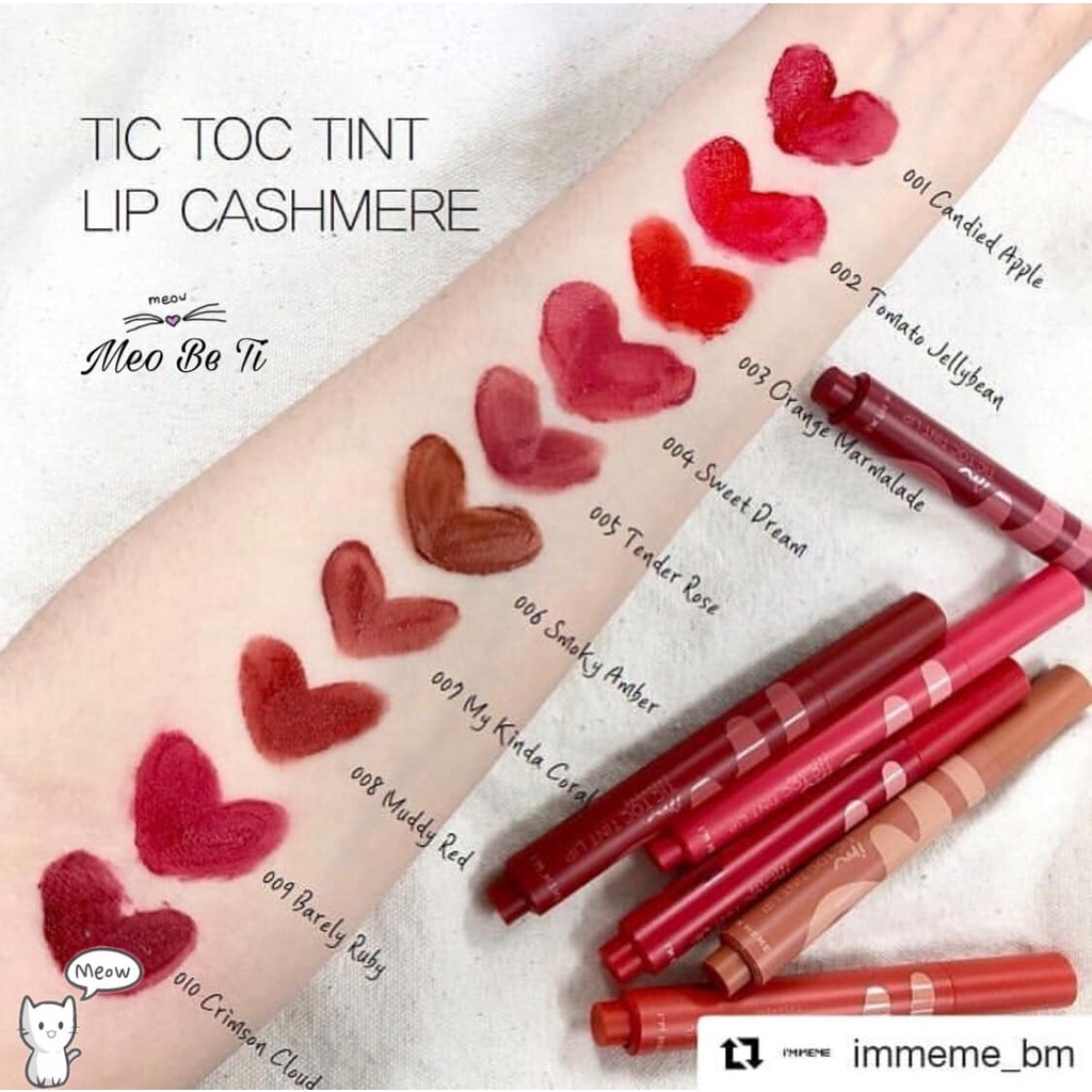 [Hàng sẵn] Son Kem I'm Meme Tic Toc Tint Lip | BigBuy360 - bigbuy360.vn