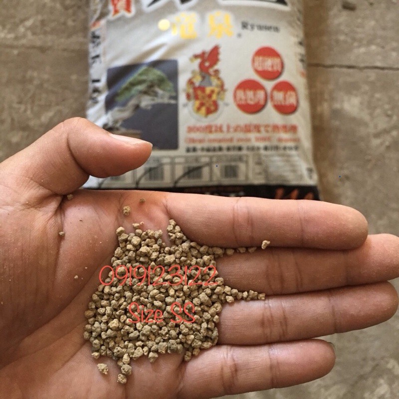 đất nền akadama size SS túi chiết 1kg