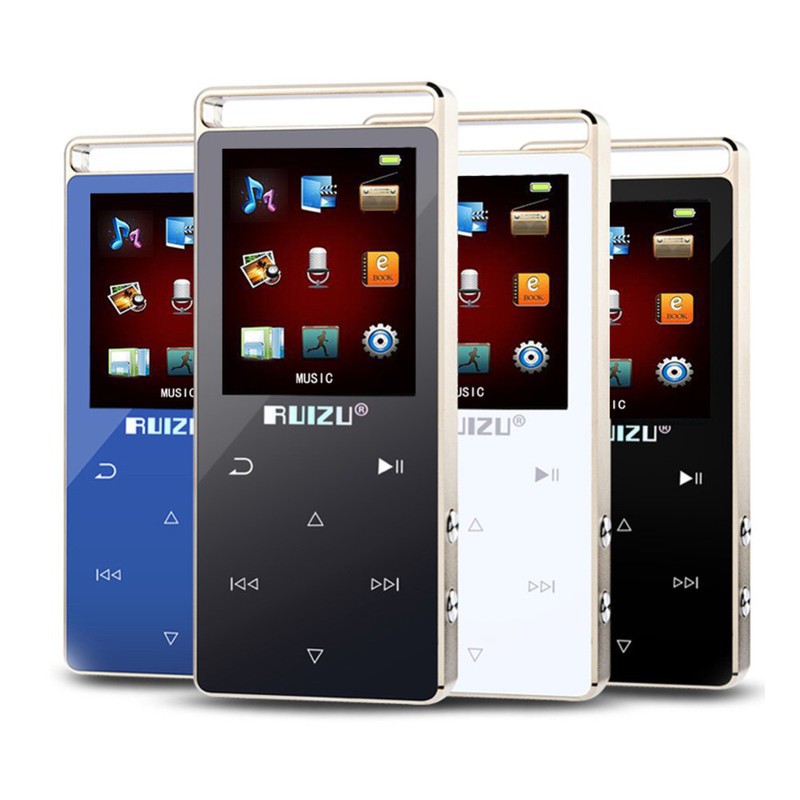 Máy nghe nhạc lossless RUIZU D01 Bluetooth phiên bản 2019 kèm tai nghe hifi