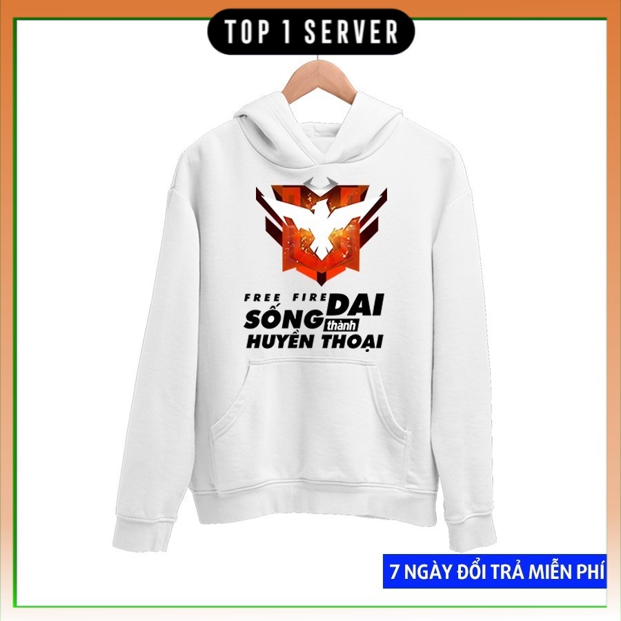 Áo Free Fire - Áo FF - Áo Khoác Free Fire Rank Huyền Thoại