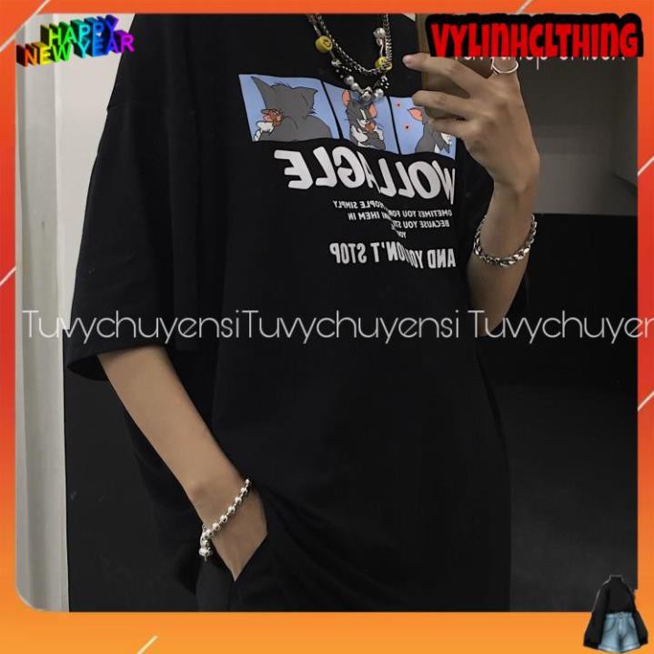 Áo thun tay lỡ form rộng VYLINHCLOTHING áo phông Unisex ATL202