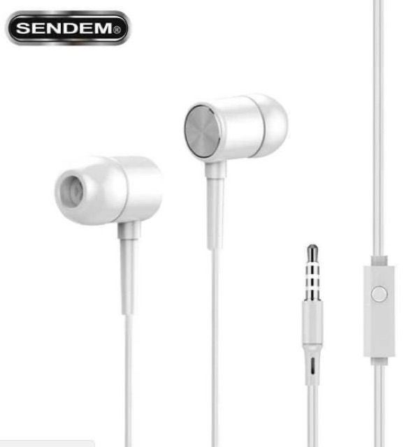 Tai nghe In-Ear Super Bass Sendem V5 - Âm thanh cực tốt - có nút cao su