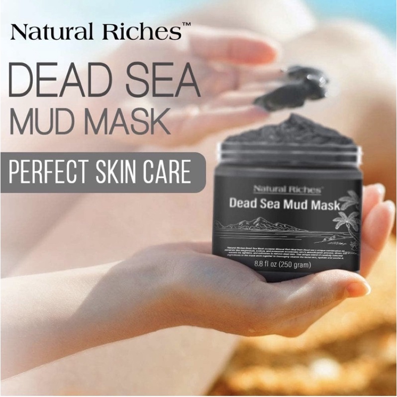 Mặt nạ bùn biển chết Natural Riches Dead Sea Mud Mask for Face and Body 250g USA