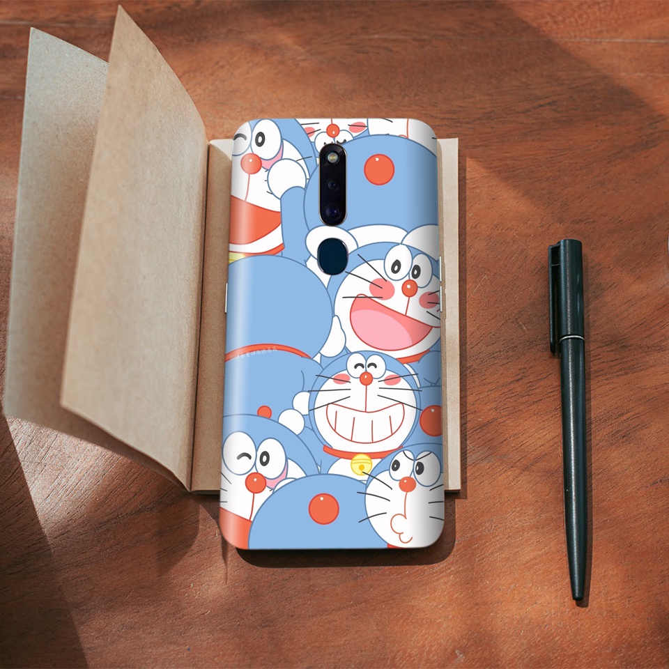 Miếng Dán Skin Điện Thoại In Hình Doraemon Dán Lưng Doremo Cho Iphone 6/ 7/ 8/ X/ XS/ 11/ 11 Pro Max Và Dòng Máy Android