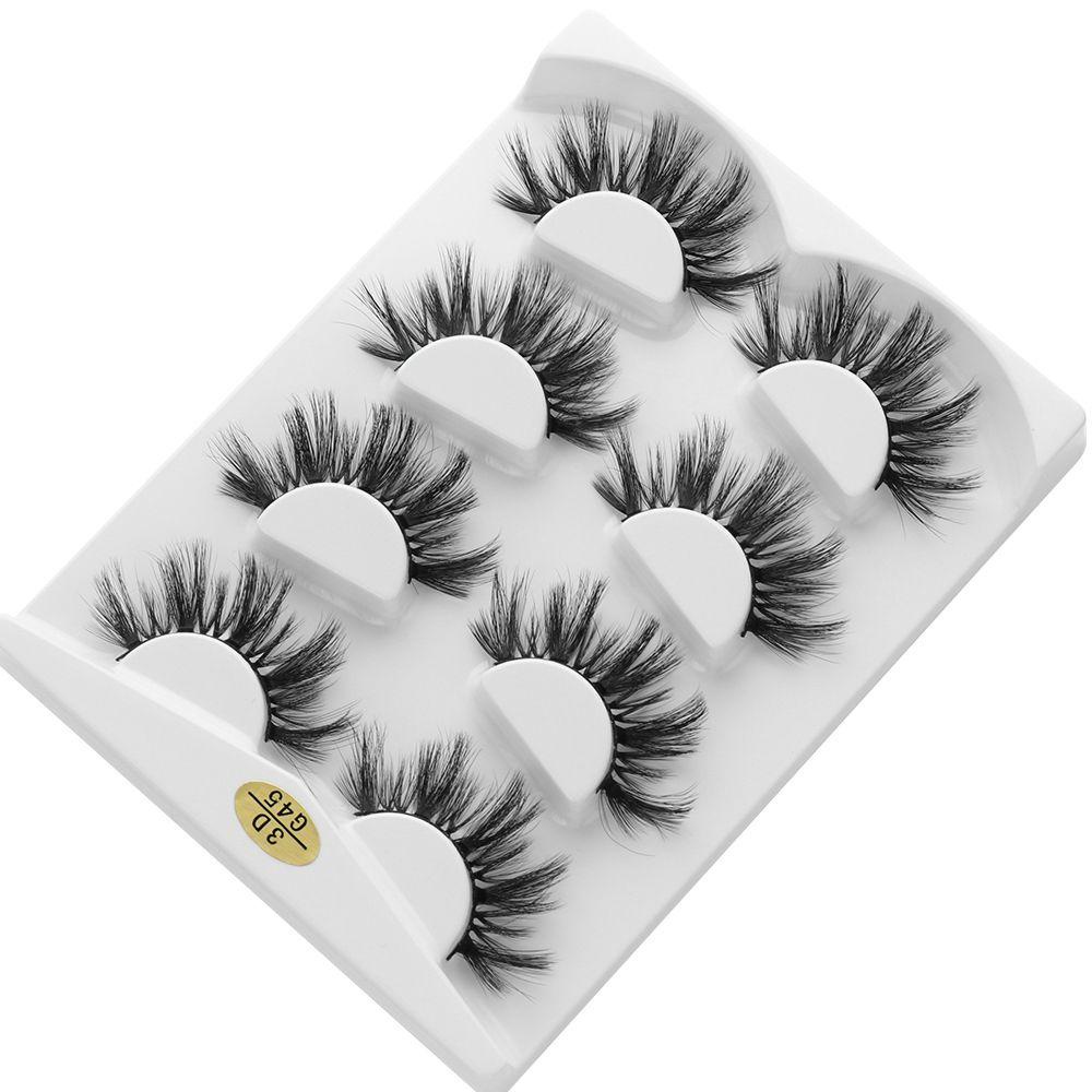 Bộ 4 Cặp Lông Mi Giả BORAG SKONHED 3D Dài Tự Nhiên Nhiều Kiểu Dáng