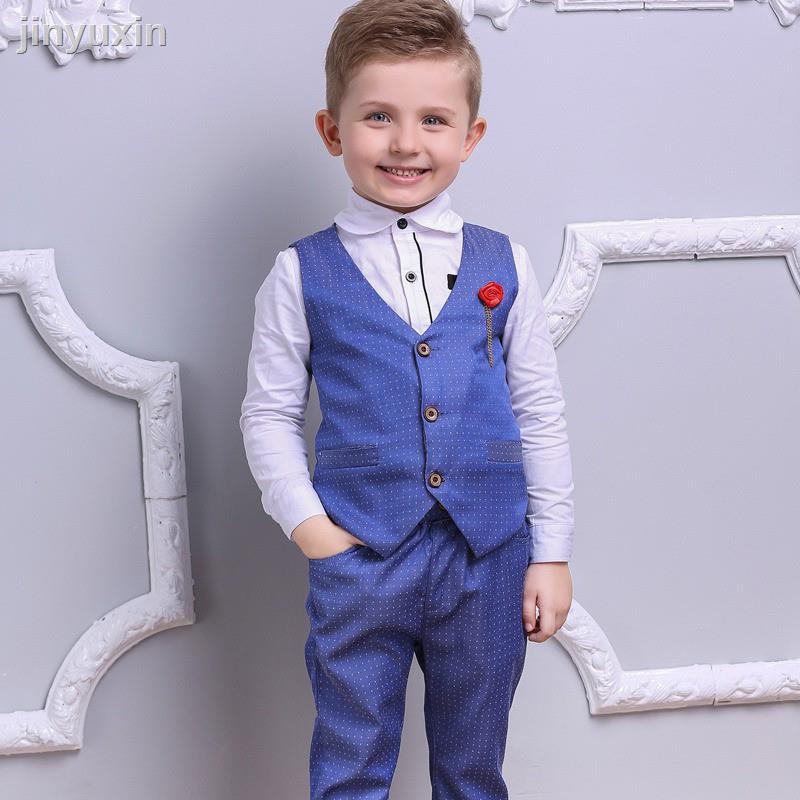 ☾Set đồ vest 3 món lịch lãm và đáng yêu cho bé