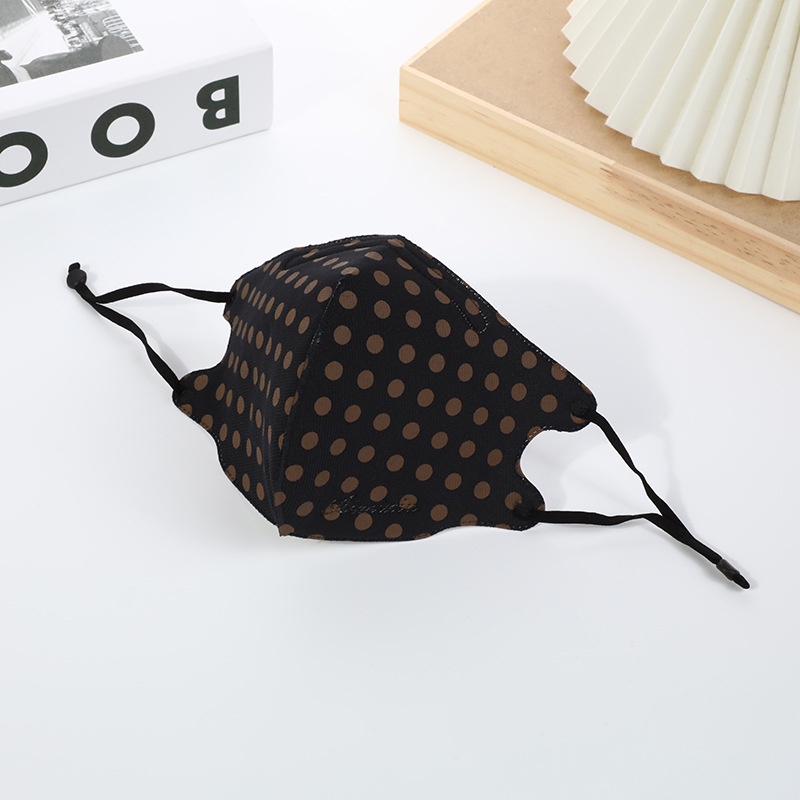 [Thời Trang in Wave Dot] Khẩu Trang cotton Ba Lớp Dày Ba Lớp Có Thể Điều Chỉnh Và Giặt Được Chống Bụi Mùa Đông Cho Nam Và Nữ
