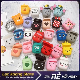 Case Silicon - Vỏ bảo vệ Airpods 1/2/Pro Nhiều màu, Nhiều hình dễ thương - Vỏ bọc bảo vệ Airpods Chống trầy