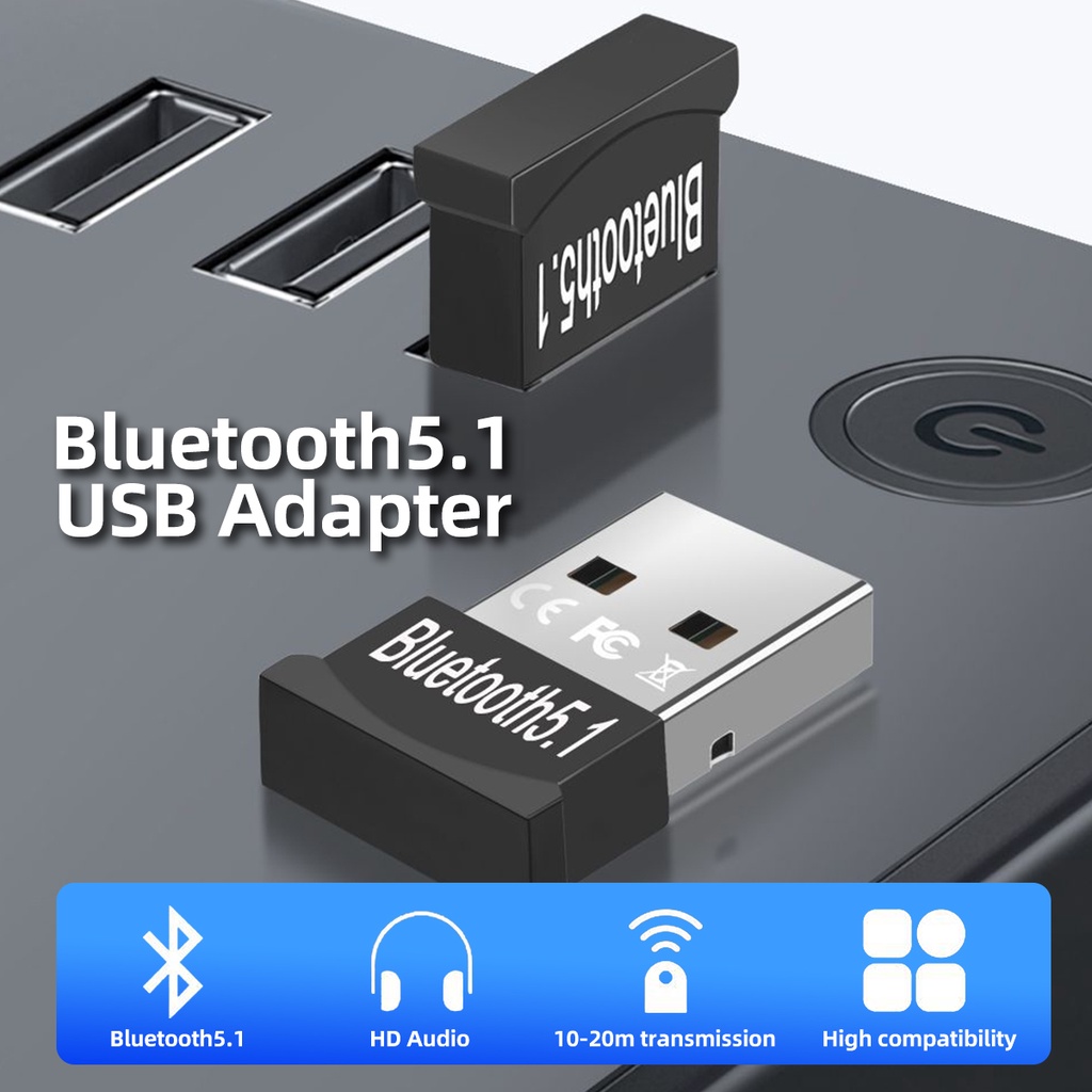 Usb GUUGEI nhận tín hiệu Bluetooth 5.1 cho loa laptop