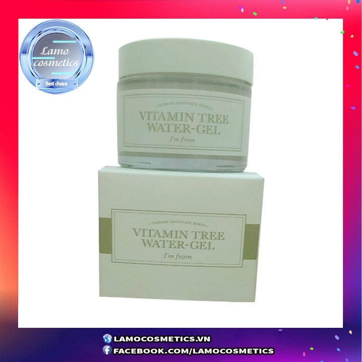 [Mã SKAMPUSHA8 giảm 8% đơn 300K] [MẪU MỚI NHẤT DATE 2024] Kem Dưỡng Ẩm Vitamin Tree Water Gel (I'M FROM) Chính Hãng 100%