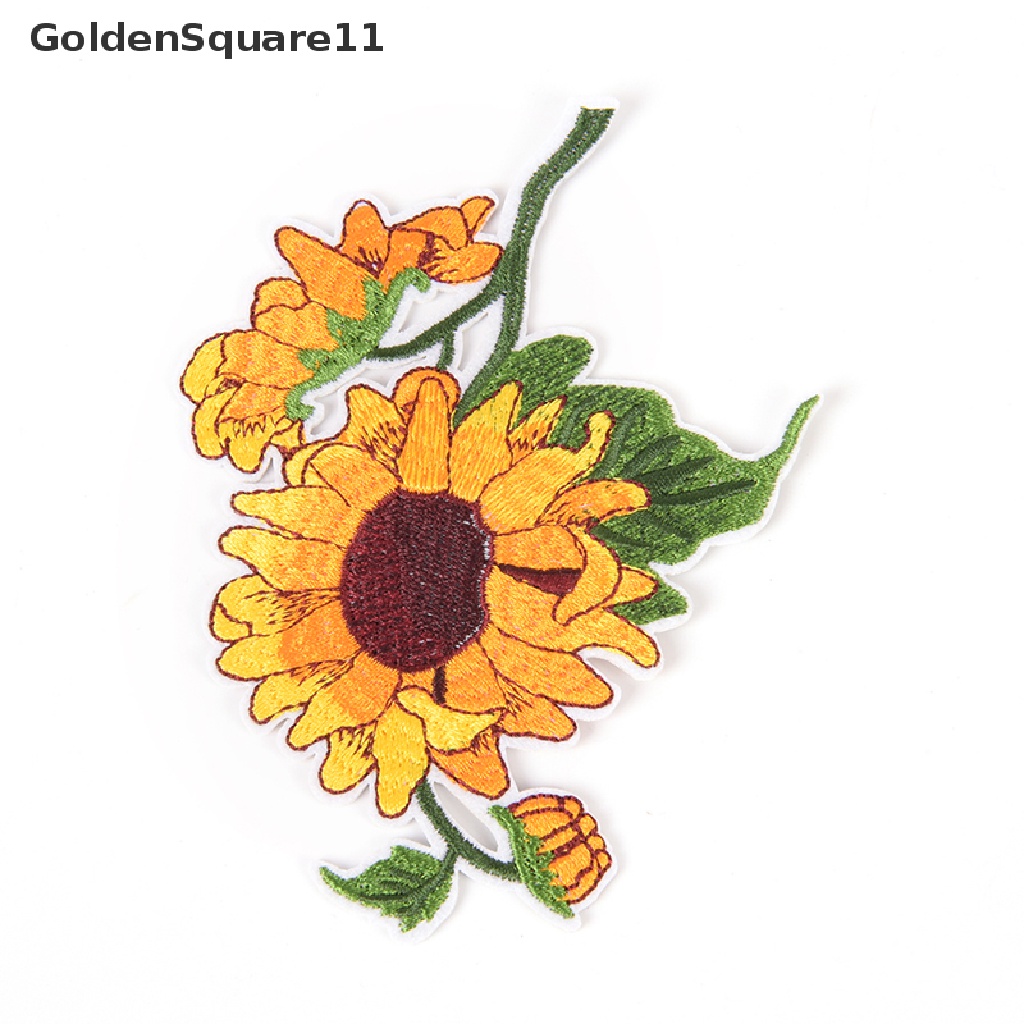 [Goldsquare11] Sticker Ủi Thêu Hình Hoa Hướng Dương