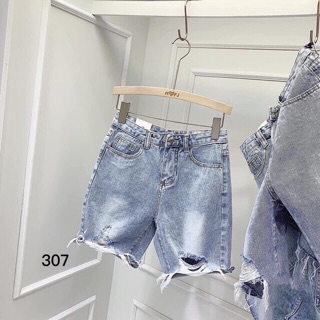 �� Quần Jeans Ngố Nữ Rách