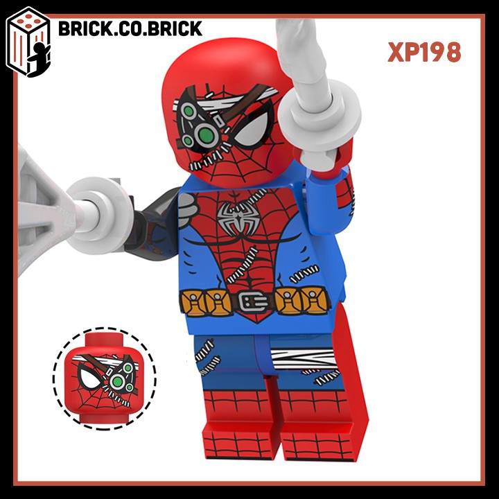 KT1027 - Đồ chơi lắp ráp mô hình non lego và minifigure nhân vật siêu anh hùng hãng phim Marvels và DC Comics:Spider Man