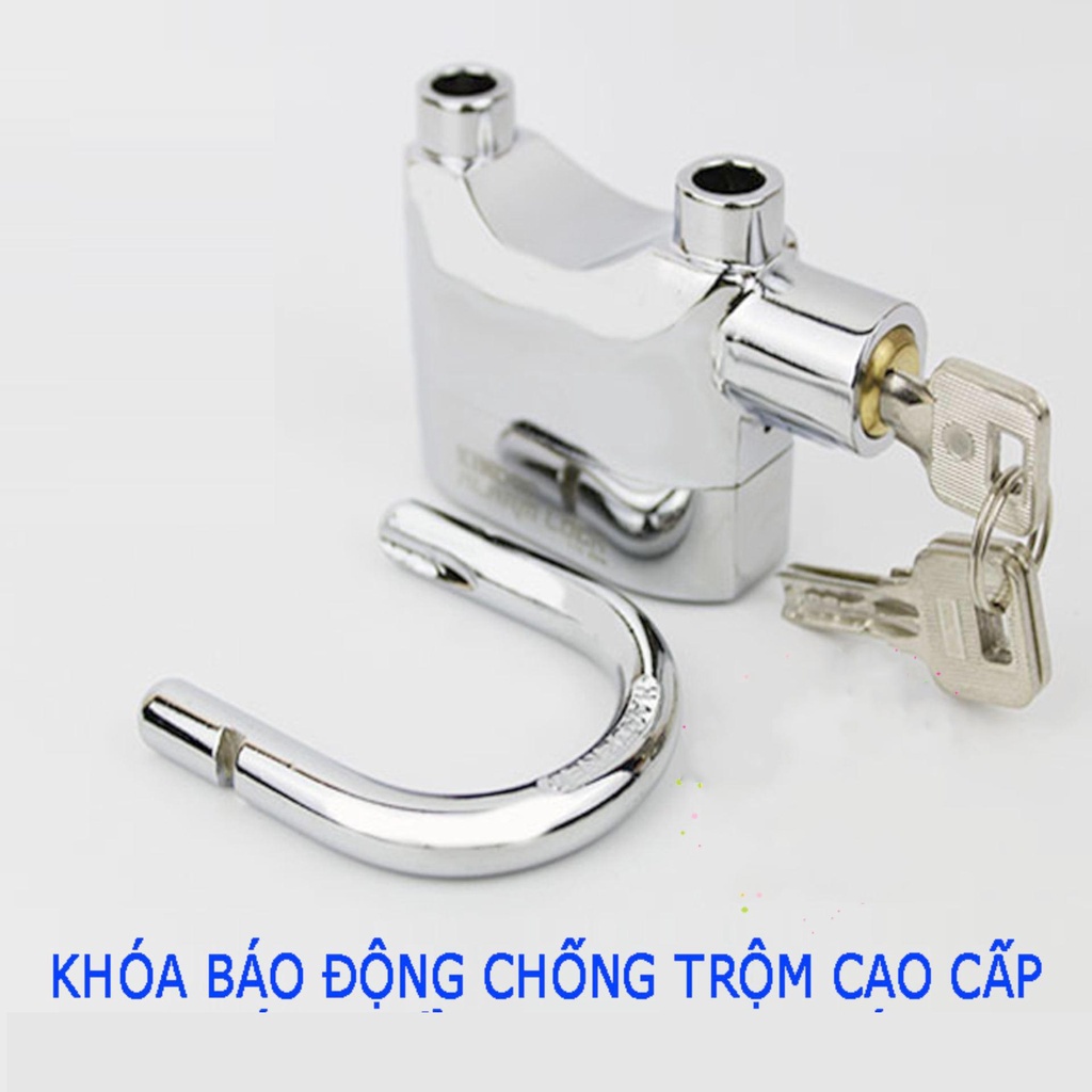 ►☎Ổ khóa báo động chống trộm Kinbar CT02, cửa cổng , nhà càng xe máy