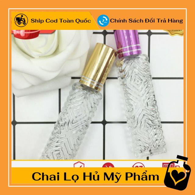 Lọ Chiết Nước Hoa ❤ Lọ chiết nước hoa 12ml gân nổi đựng dầu thơm , phụ kiện du lịch , phụ kiện du lịch