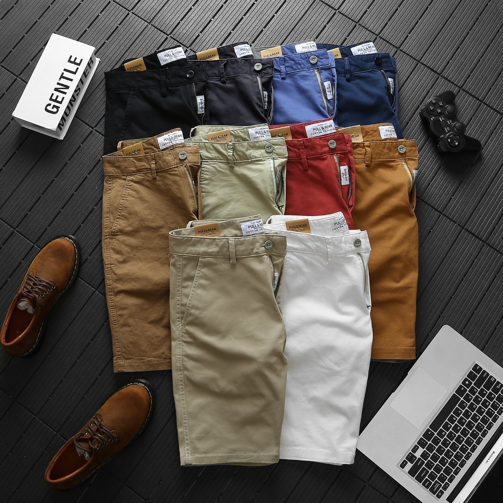 Quần Short Nam Kaki Cao Cấp Mềm Mịn DOKI SKA Màu Trẻ Trung Phong Cách Hàn Quốc
