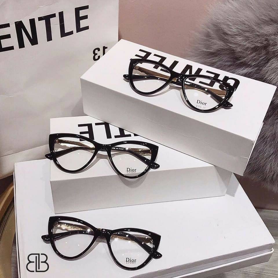 Gọng kính mắt mèo cho nam nữ mã 18 ( tặng kèm hộp đựng kính )