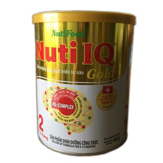 Sữa Nuti IQ Gold 2, 400g, NutiFood, 6-12 tháng