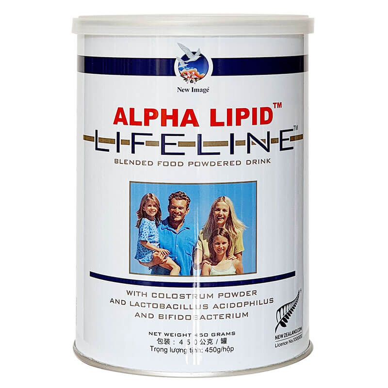 (CHÍNH HÃNG) Sữa Non Alpha Lipid Lifeline 450g Newzealand, TẶNG KÈM LY