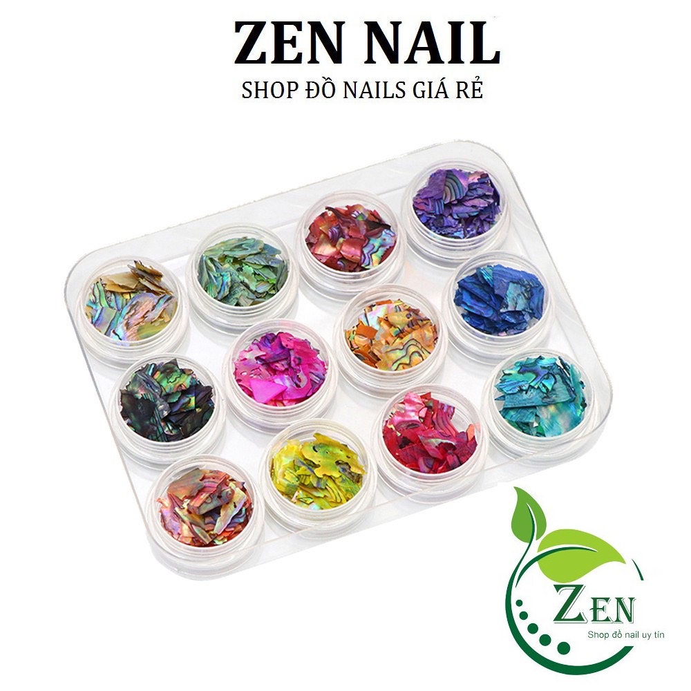 Xà cừ Vân Đá, Xà cừ Nail trang trí móng, ẩn gel, ẩn bột