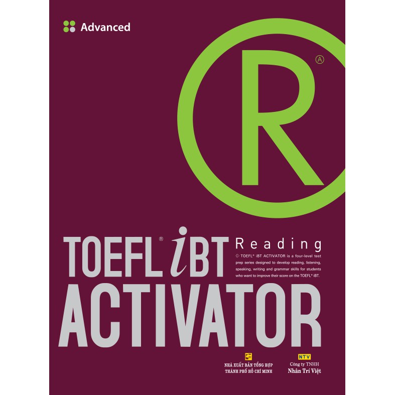 Sách - TOEFL iBT Activator Reading - Advanced