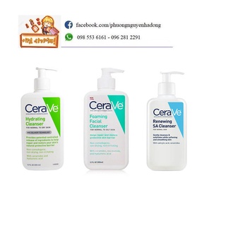 Sữa Rửa Mặt CaraVe Da Dầu Và Da Khô ,SA [Hàng Chính Hãng]