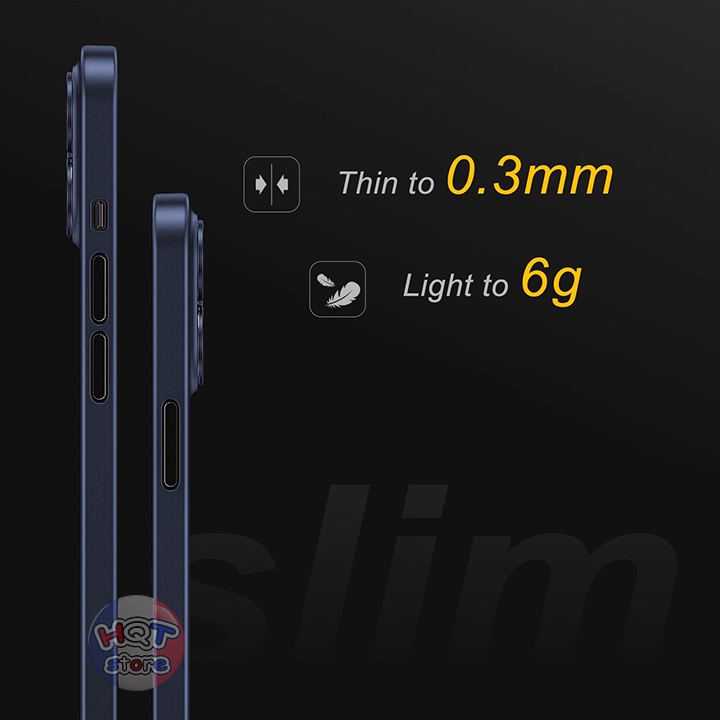 Ốp lưng siêu mỏng Memumi 0.3mm cho IP 13 Pro Max / 13 Pro