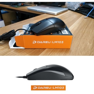 Chuột chơi game Dareu LM103 Black (USB / Đen)