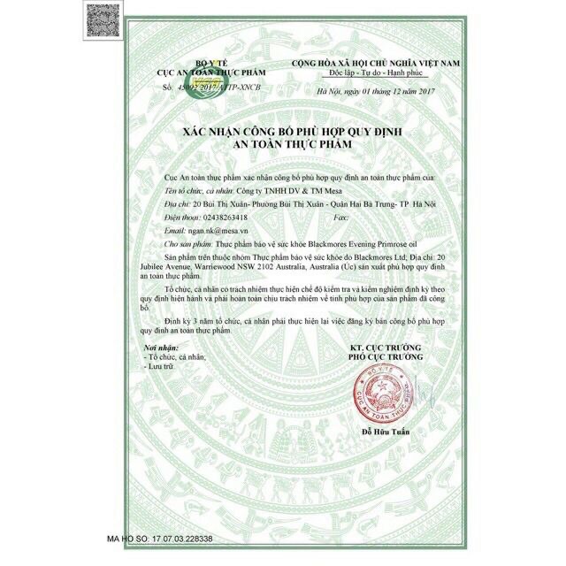 Tinh dầu hoa anh thảo Blackmores  của ÚC - Điều hòa nội tiết, tăng thụ thai, đẹp da