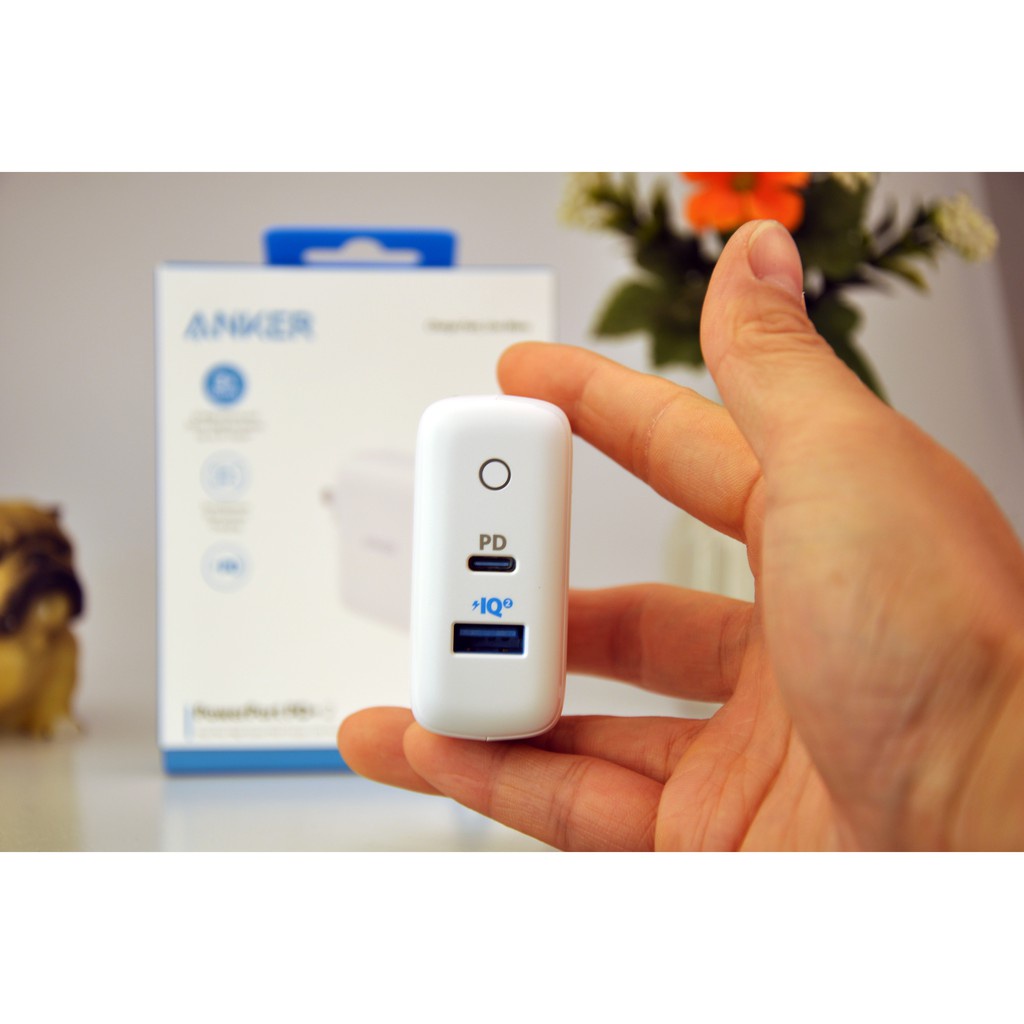 Củ sạc PowerPort PD+2 35w (USB C PD, PowerIQ2.0) A2636 - Phụ kiện công nghệ 88