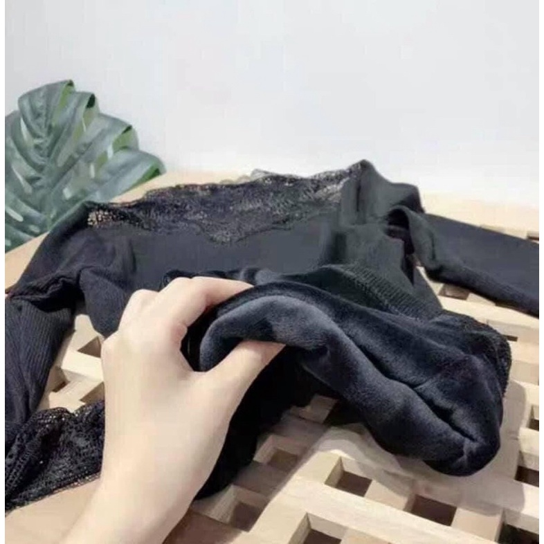 Áo ren giữ nhiệt lót lông siêu đẹp về sll