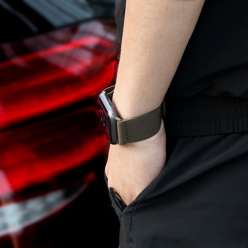 Dây đeo đồng hồ co giãn có thể điều chỉnh cỡ 44mm 40mm 38mm 42mm 41mm 45mm thích hợp cho iWatch series 3 4 5 se 6 7