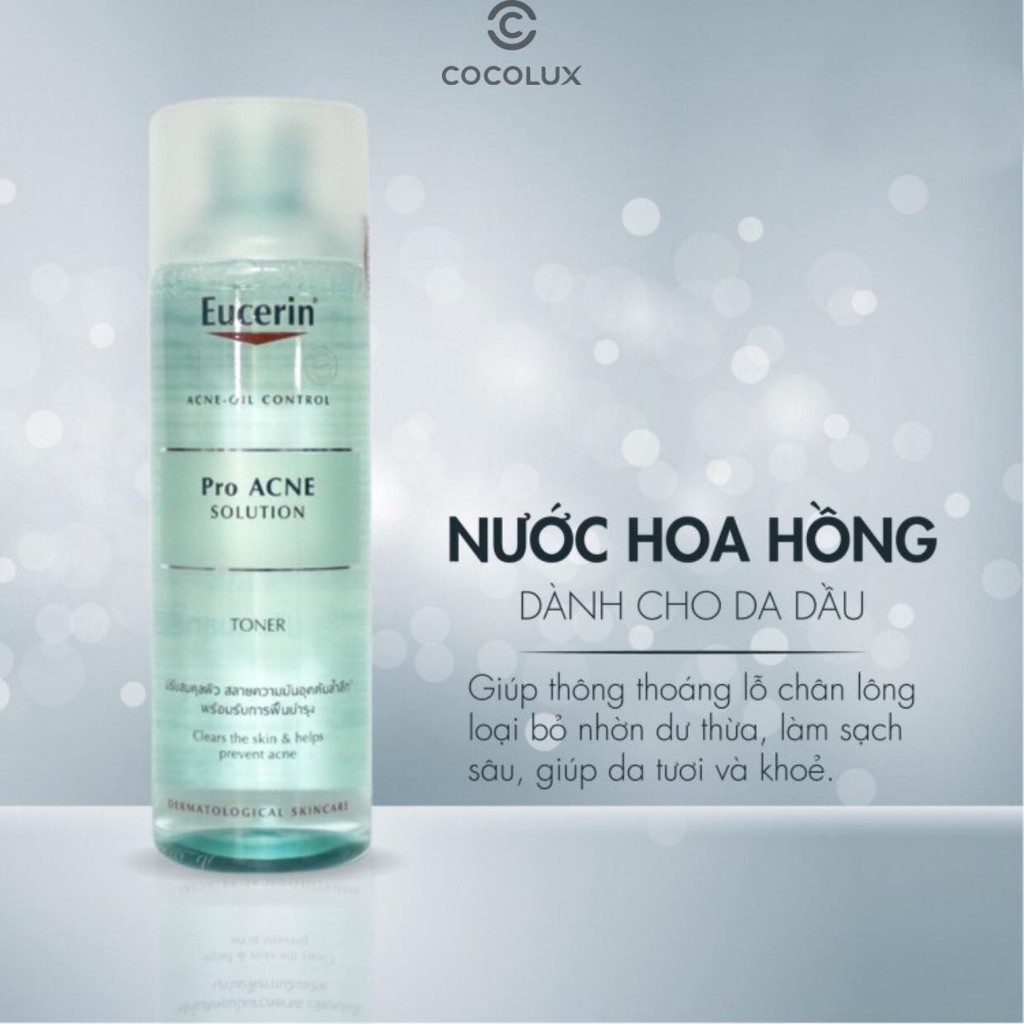 [CoCoLux] Nước Cân Bằng Dành Cho Da Mụn EUCERIN +VAT