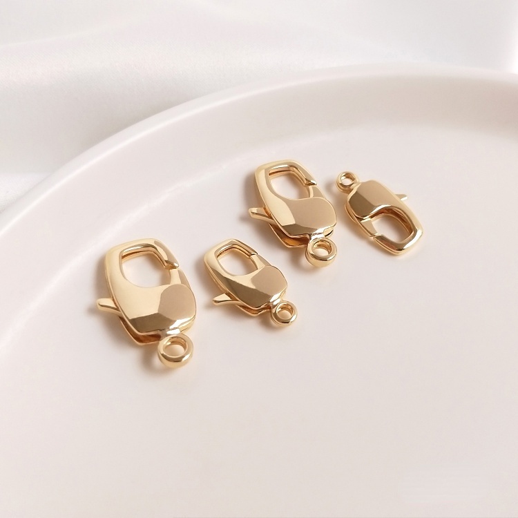 Kẹp Càng Cua Bằng Đồng 14K Màu Vàng Đồng Làm Phụ Kiện Vòng Tay/Dây Chuyền diy