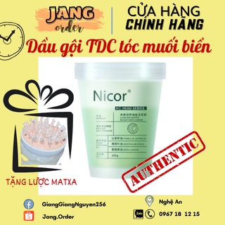 [TẶNG LƯỢC MATXA] Dầu gội Muối biển tẩy tế bào chết và kiềm dầu cho tóc và da đầu