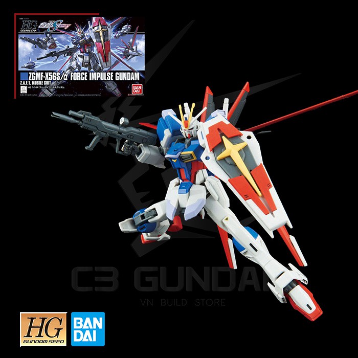 MÔ HÌNH GUNDAM BANDAI HG 1/144 ZGMF-56S FORCE IMPULSE GUNDAM HGSEED