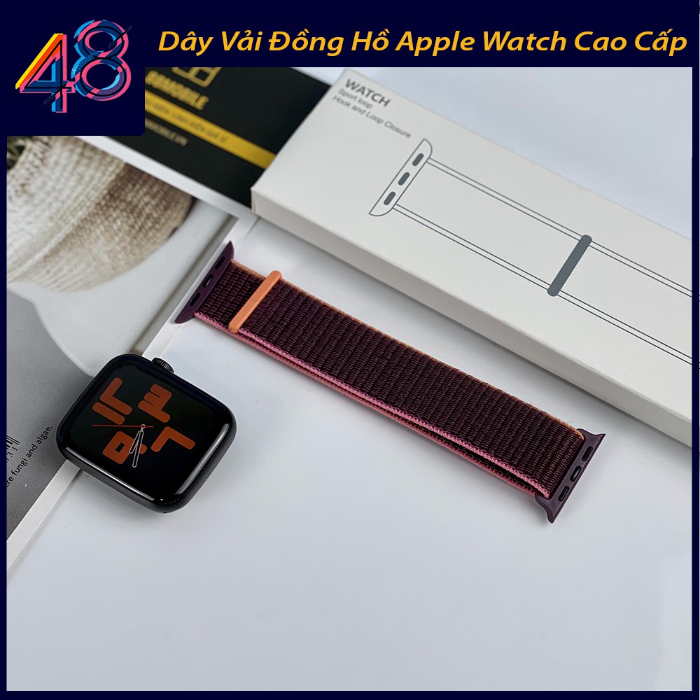 Dây Đồng Hồ Apple Watch Vải Sport Loop Cao Cấp Đủ Size 38mm/40mm/42mm/44mm
